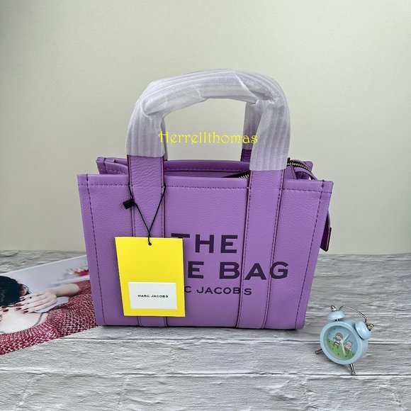 MARC JACOBS THE LEATHER SMALL TOTE BAG - Picture 1 of 11